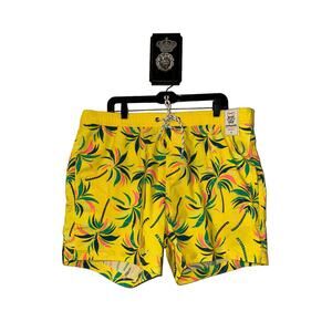 Party Pants Tropical Print‎ Swim Trunks Size XXL, NWT